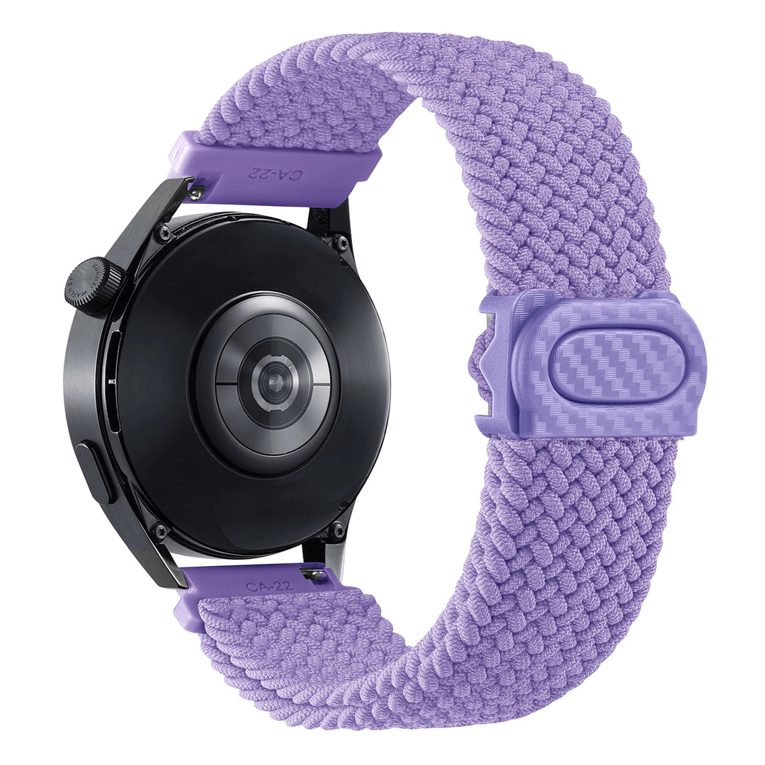 Nylon Braided Loop Watch Strap 20-22mm for Samsung Galaxy Watch & Huawei GT Series