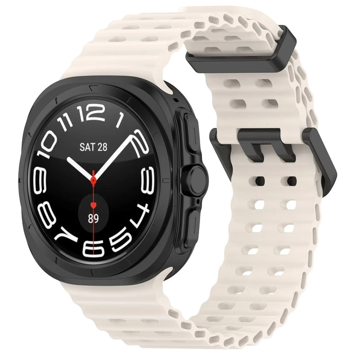 Marine Silicone Samsung Galaxy Watch Strap – 47mm Sport for Galaxy Watch 7 Ultra