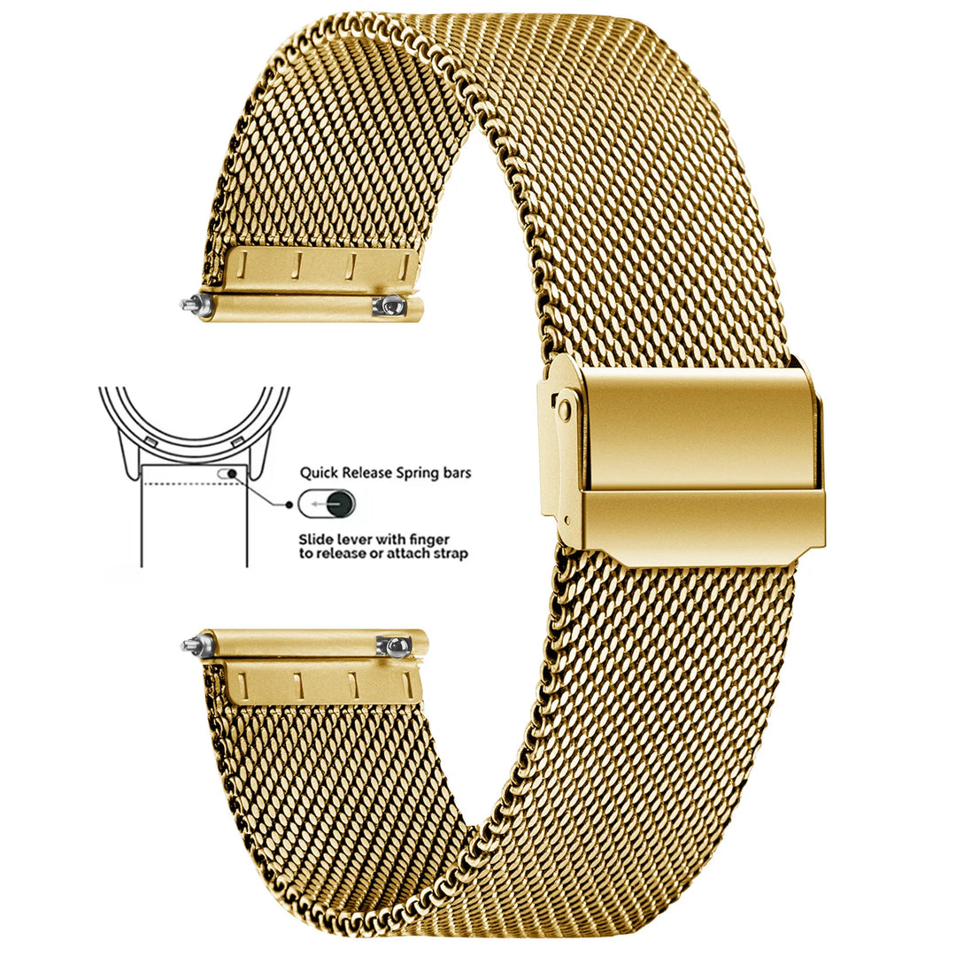 Milanese Mesh Watch Band 8–24mm