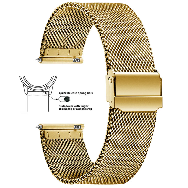 Milanese Mesh Watch Band 8–24mm