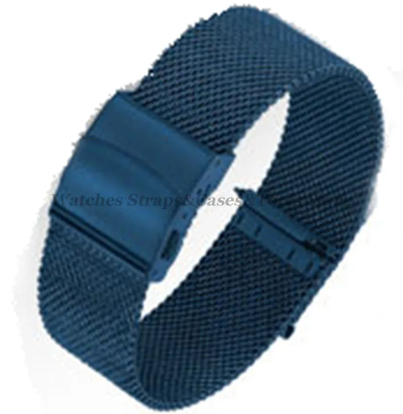 Stainless Steel Milanese Mesh Watch Strap – 12–24mm