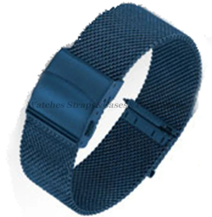 Stainless Steel Milanese Mesh Watch Strap – 12–24mm