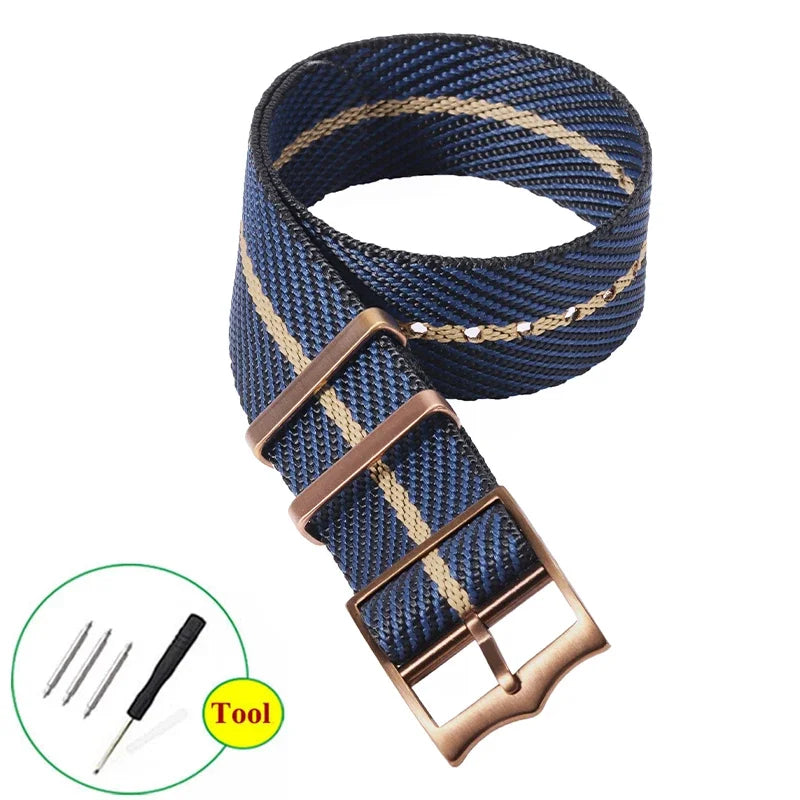 Nylon Military Watch Band 20–22mm (Sport Canvas)
