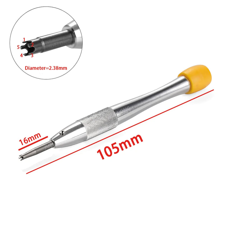 Four/Five-Claw Precision Screwdriver for Richard Watch Movement & Back Cover Repair
