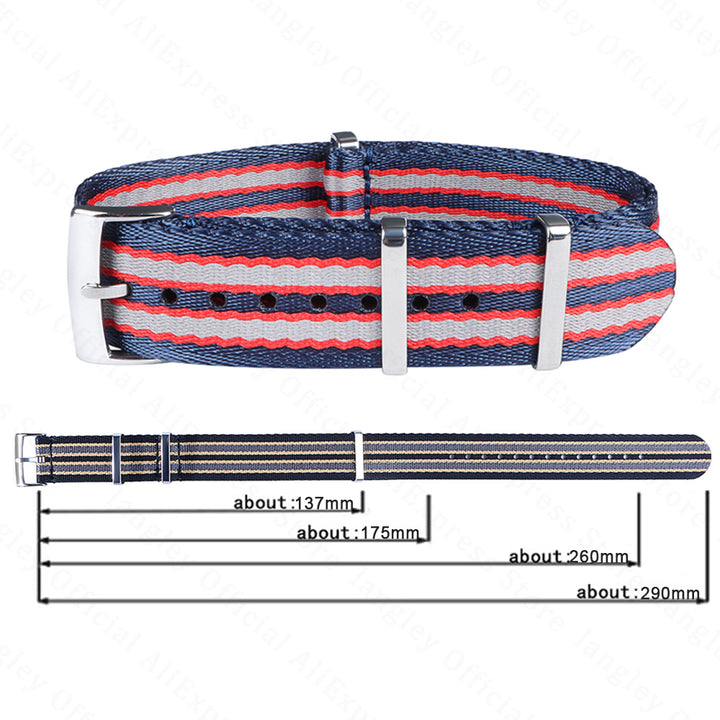 Nylon Canvas Watch Strap 20mm (Omega, Rolex & Tudor)