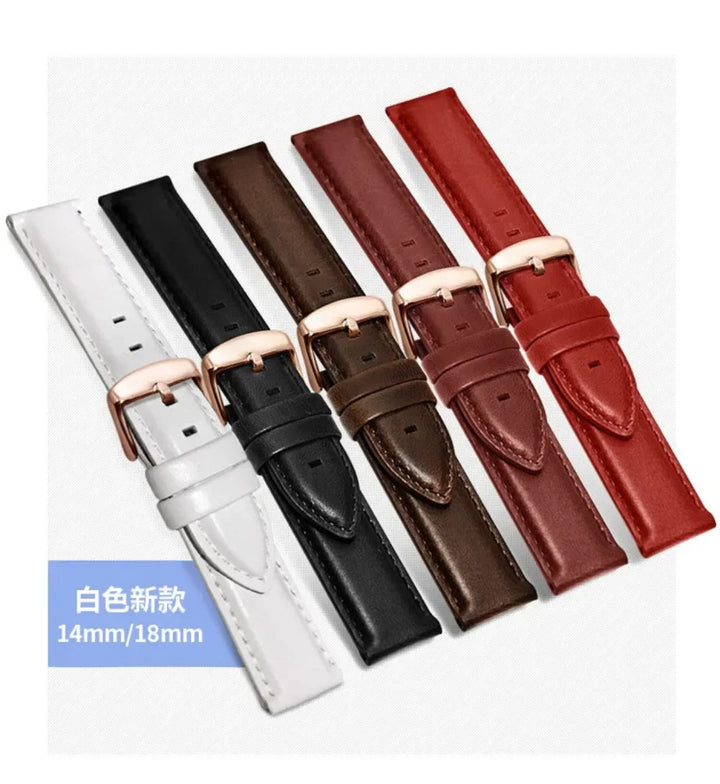 Universal Leather Strap for DW Daniel Wellington Watch Band 12/13/14/17/18/19/20/22mm Meninos Assistem Genuine Leather Watchband
