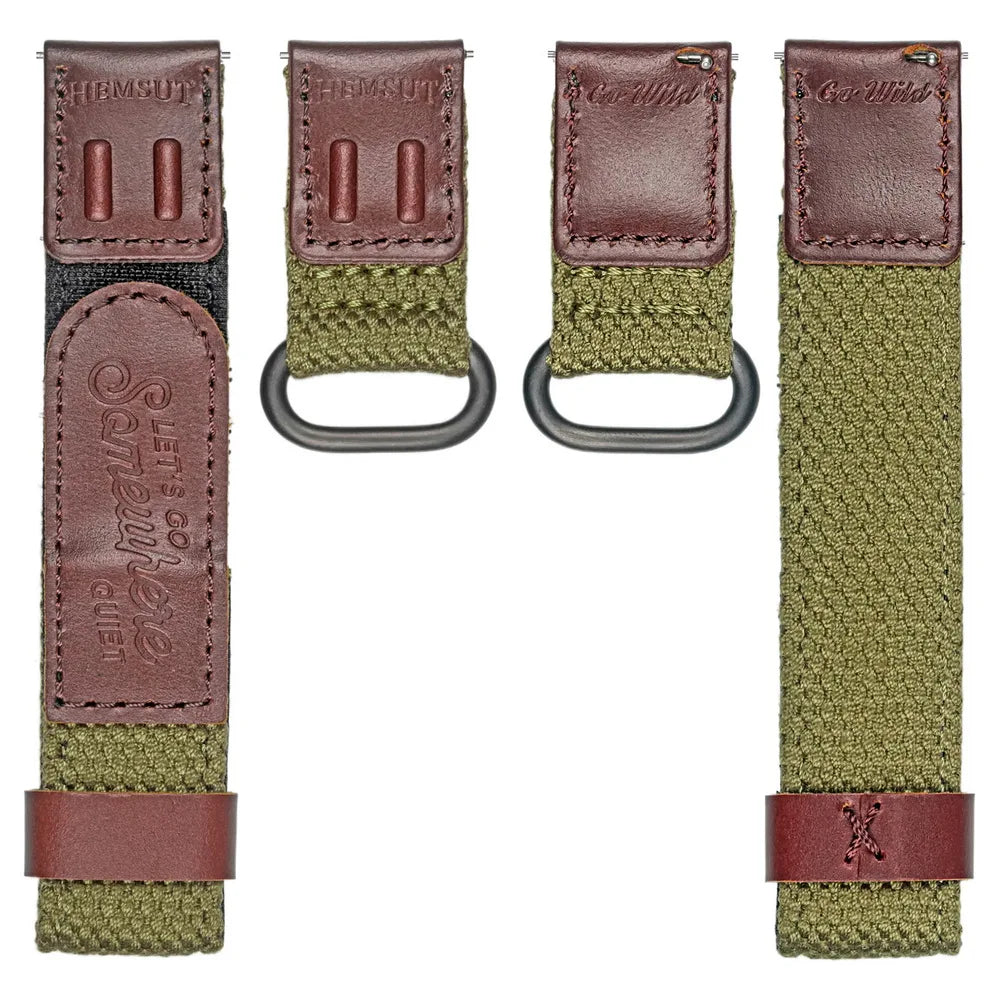 HEMSUT Nylon Quick-Release Watch Strap – 20/22mm Military Style for OMEGA