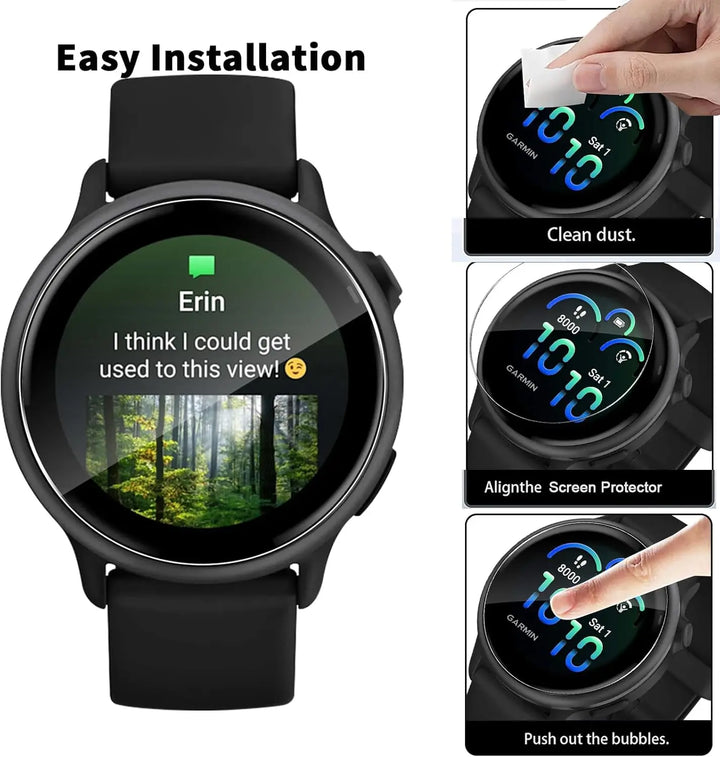 3-Pack Hydrogel Screen Protector for Garmin Vivoactive 6
