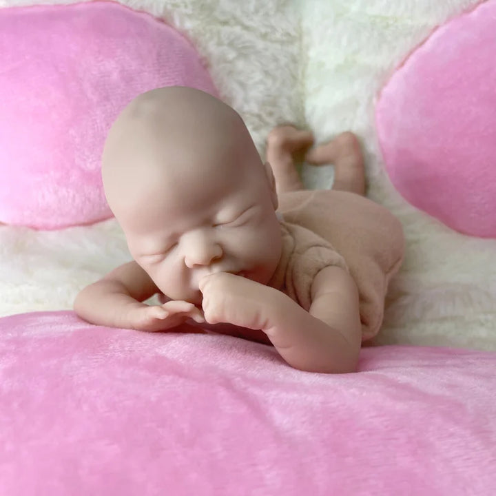 9″ Wee Patience Mini Reborn Doll Kit – Unpainted Vinyl DIY Parts