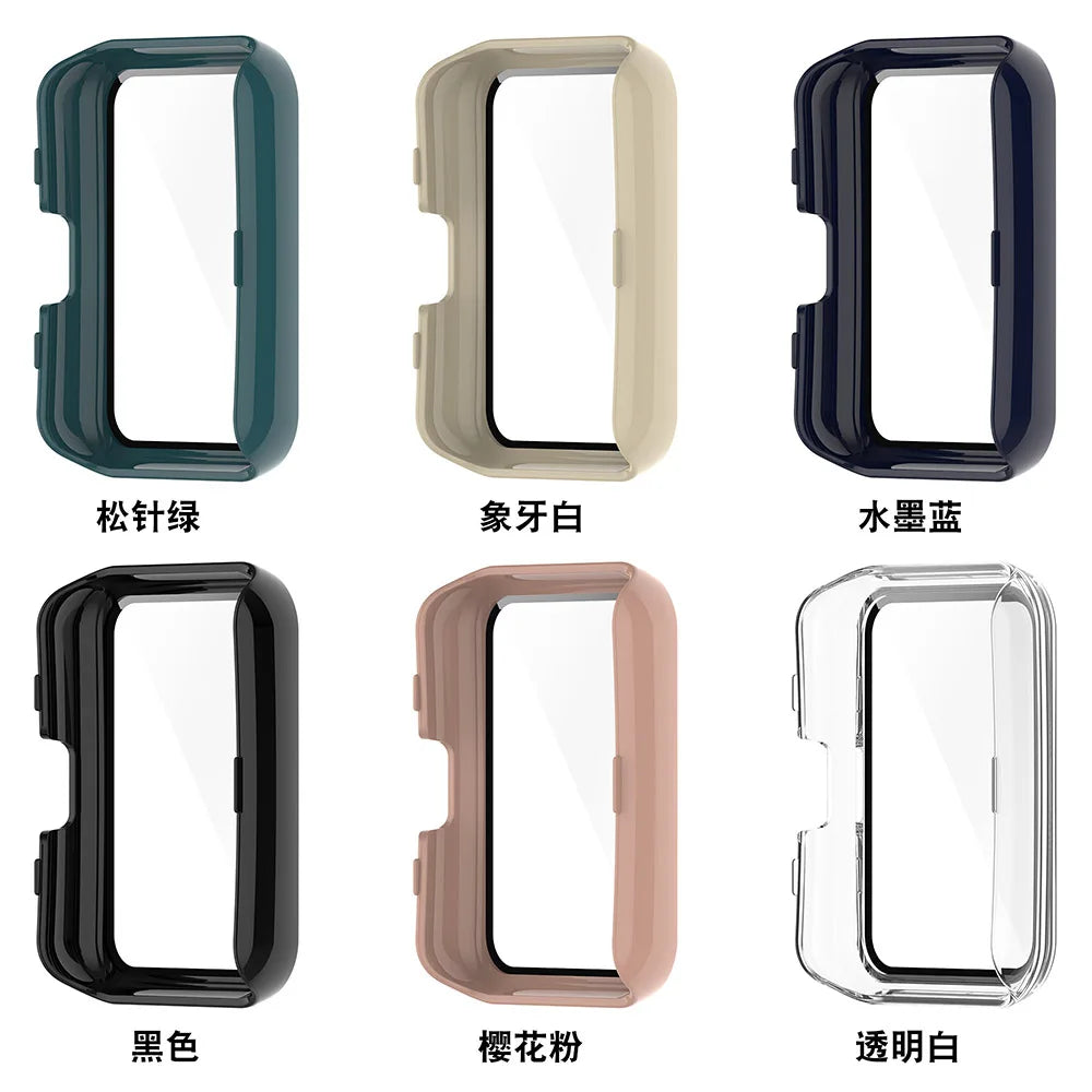 PC + Tempered Glass Protective Case for Huawei Watch Fit 2