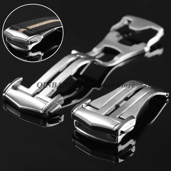 18/20mm Butterfly Deployment Buckle – 304L Stainless Steel