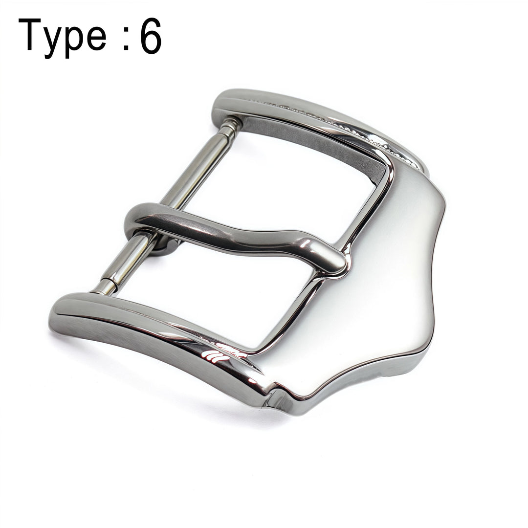 Stainless Steel Watch Buckle 16-24mm Silver Replacement Clasp