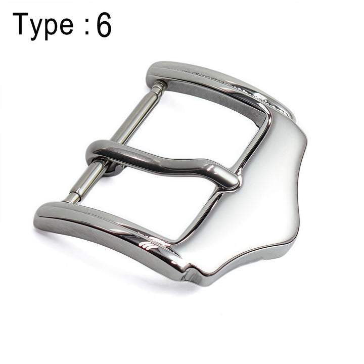 Stainless Steel Watch Buckle 16-24mm Silver Replacement Clasp