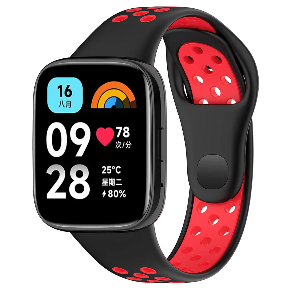 Dual-Color Silicone Strap for Redmi Watch 3/3 Lite