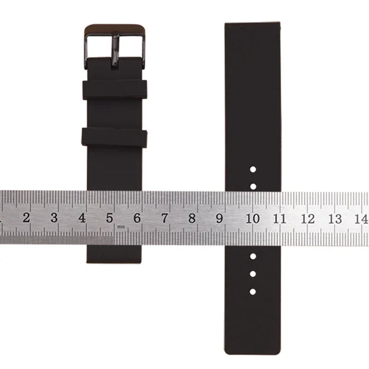 4pcs Silicone Strap Rings 12–26mm (Waterproof Rubber Watch Band Keepers)