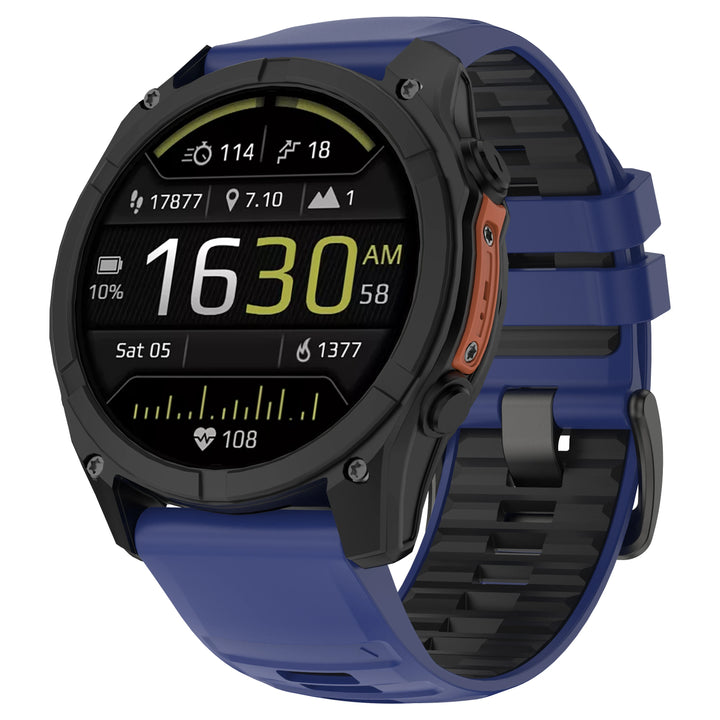 QuickFit 22/26mm Silicone Strap for Garmin Fenix & Forerunner – Quick Release Watch Band