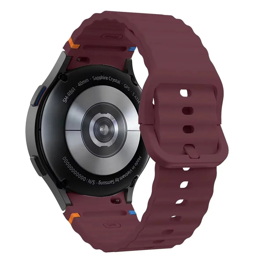 Silicone Samsung Galaxy Watch Band 40–47mm for Series 4–7 & Classic/Pro