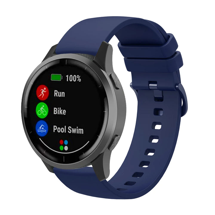 Silicone Watch Strap – 18/20/22mm for Garmin Vivoactive & Huawei GT Series