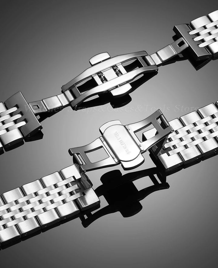 Solid Stainless Steel Wacth Strap for Tissot for Longines for Citizen for Seiko Watch Band 12/13/14/15/16/17/18/19/20/22/23/24mm