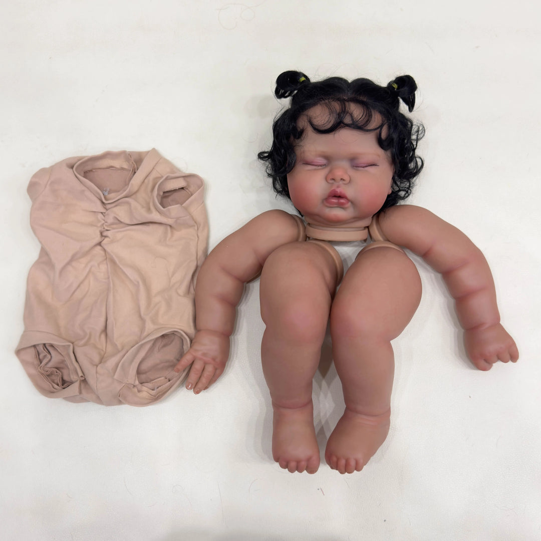 24″ Pickle Reborn Doll Kit – Dark Skin Pre‑Painted DIY