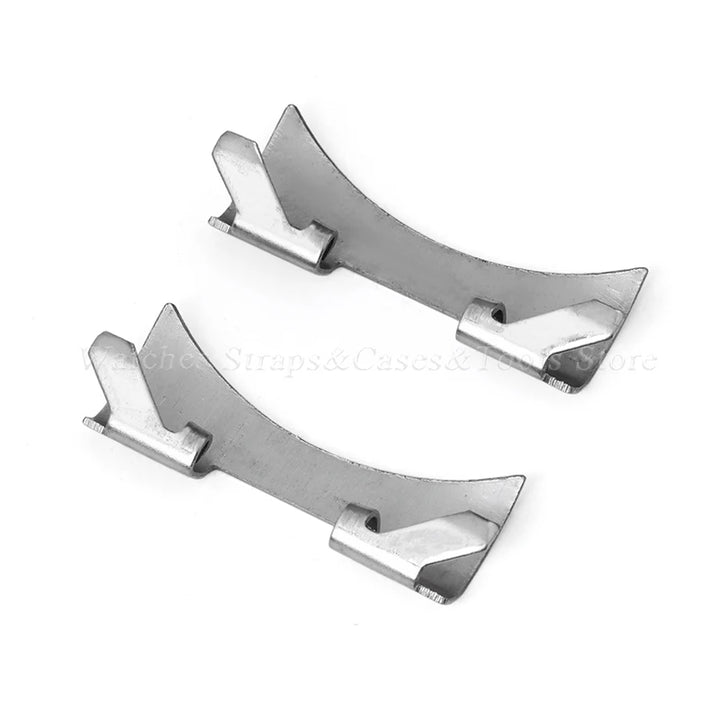 2PCS Stainless Steel Band Connectors for Seiko – Oyster Curved End Adapter (12-24mm)