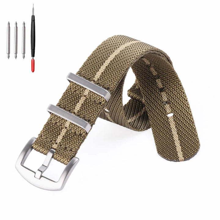 Nylon Military Watch Band 18–22mm