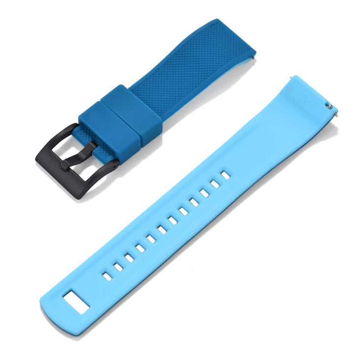 JUELONG Premium Silicone Watch Band 20mm Quick Release Rubber Strap Waterproof Men Women Replacement Watchband