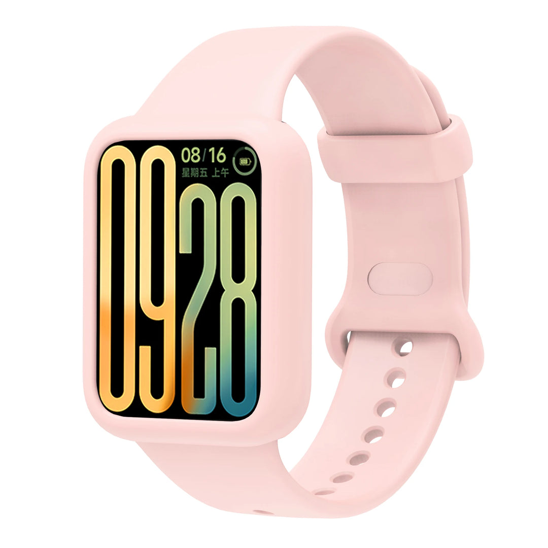 Silicone Strap with Protective Case for Xiaomi Mi Band 9 Pro