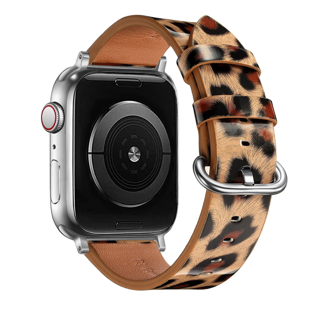 Leopard Print Apple Watch Band (38–49mm)