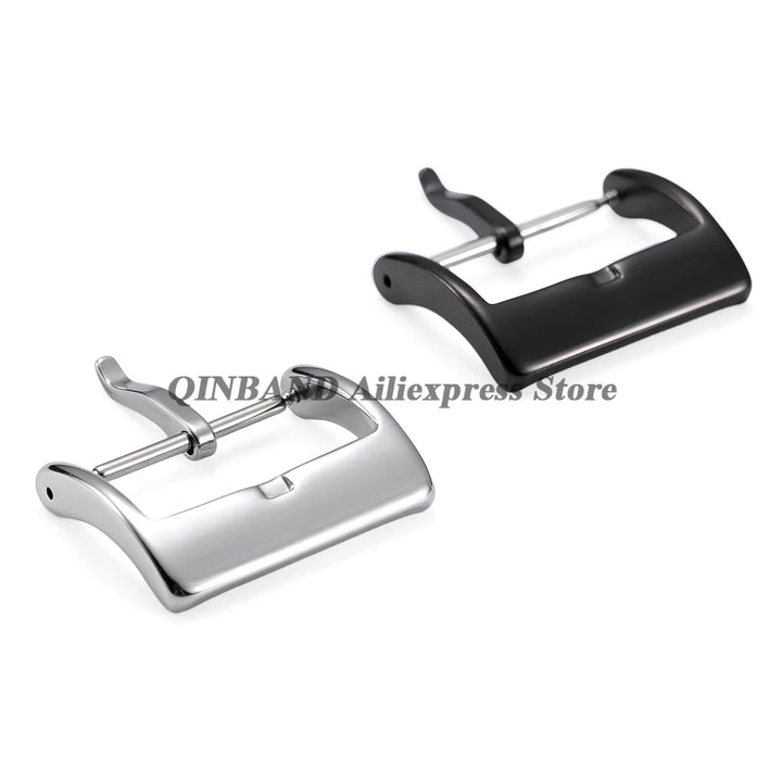 304L Stainless Steel Pin Watch Buckle 16–20mm (Matte/Polished,