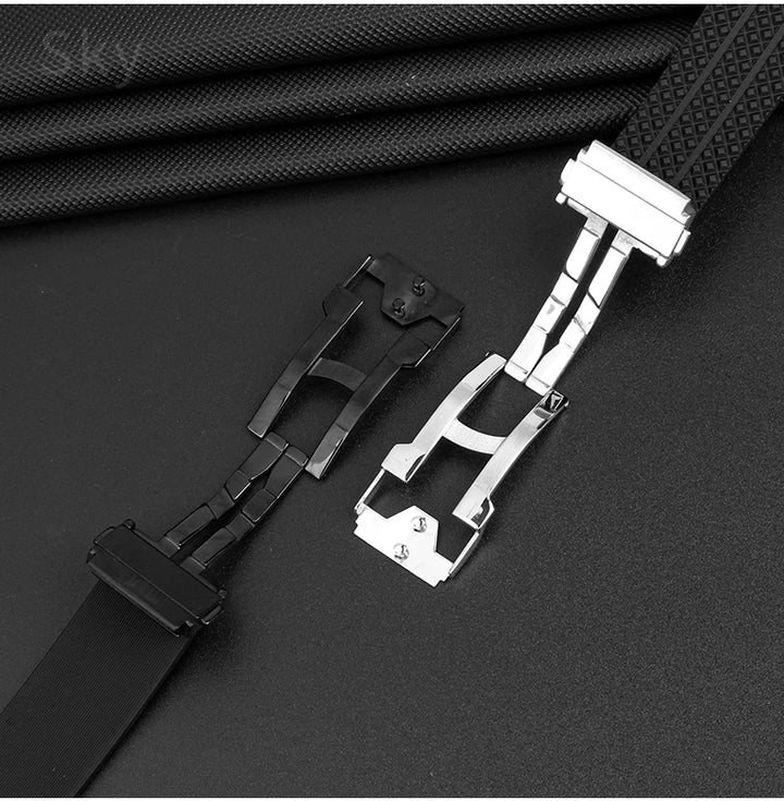 Waterproof Sports Silicone Watch Band 24x17 & 26x19mm (Men & Women)