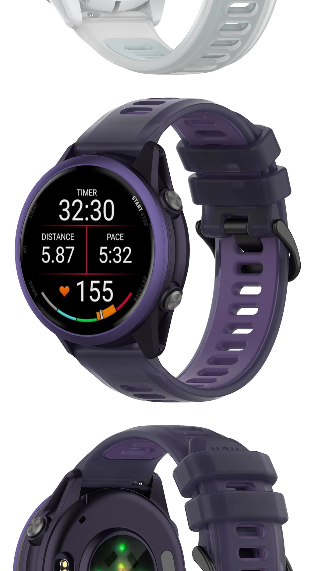 Silicone Strap for Garmin Forerunner & Venu (20mm/22mm)
