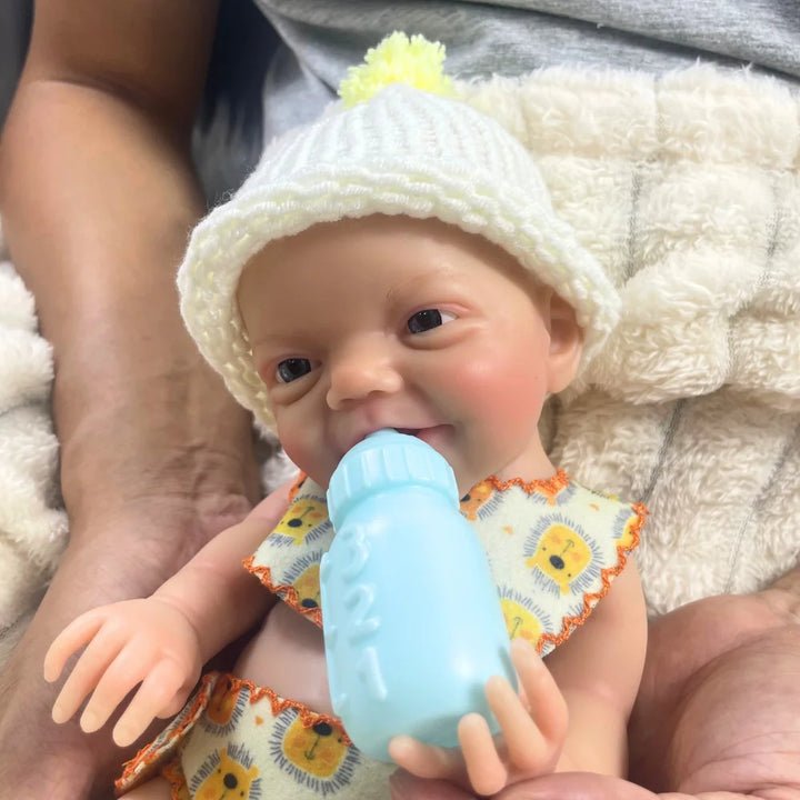 13″ Charlie Full Silicone Reborn Baby Doll – Washable Body (Boy or Girl)