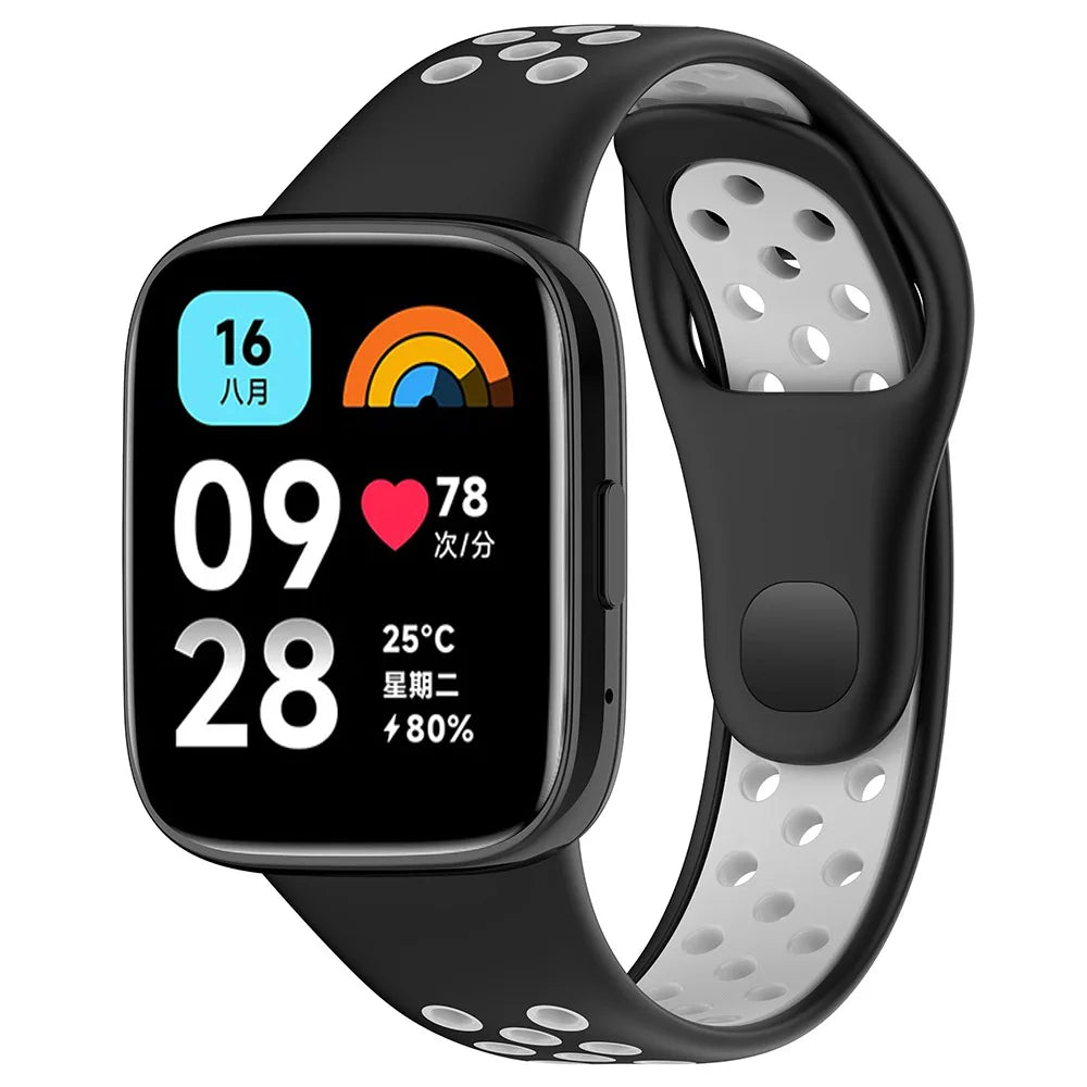 Dual-Color Silicone Strap for Redmi Watch 3/3 Lite
