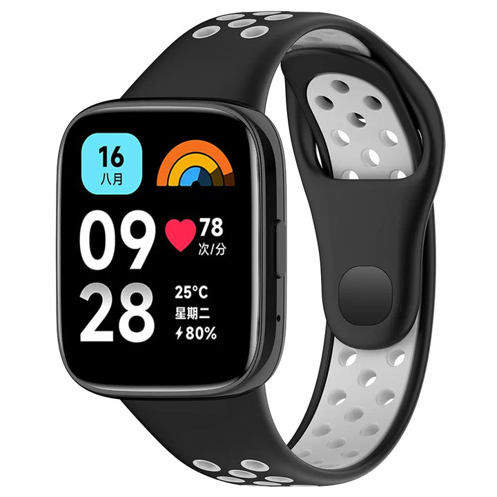 Dual-Color Silicone Strap for Redmi Watch 3/3 Lite