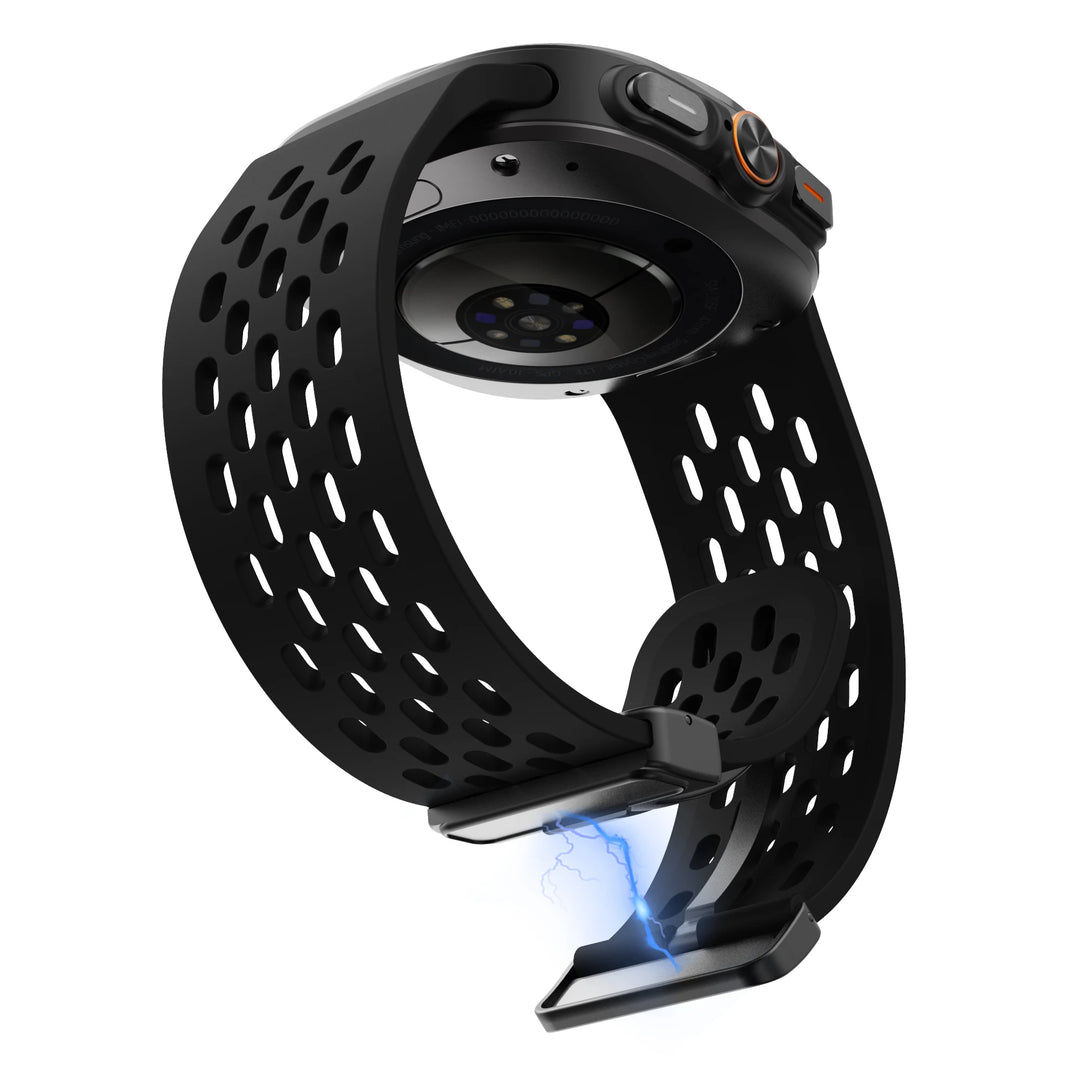 Breathable Silicone Magnetic Strap for Samsung Galaxy Watch Ultra 47mm