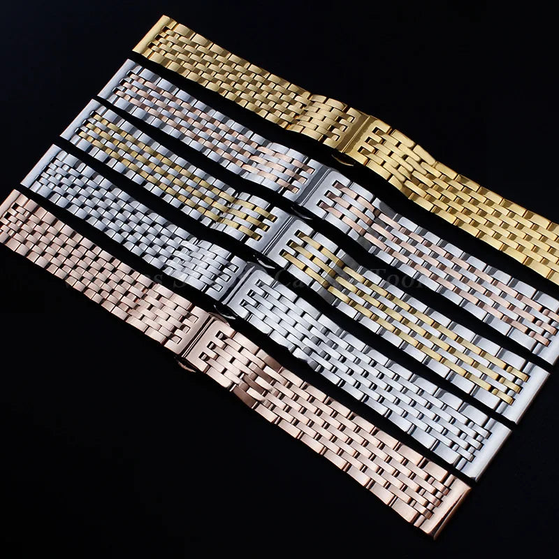 Solid Stainless Steel Wacth Strap for Tissot for Longines for Citizen for Seiko Watch Band 12/13/14/15/16/17/18/19/20/22/23/24mm