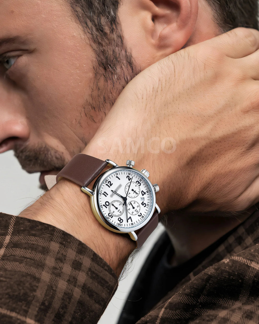 Minimalist Leather Watch Strap 12–22mm