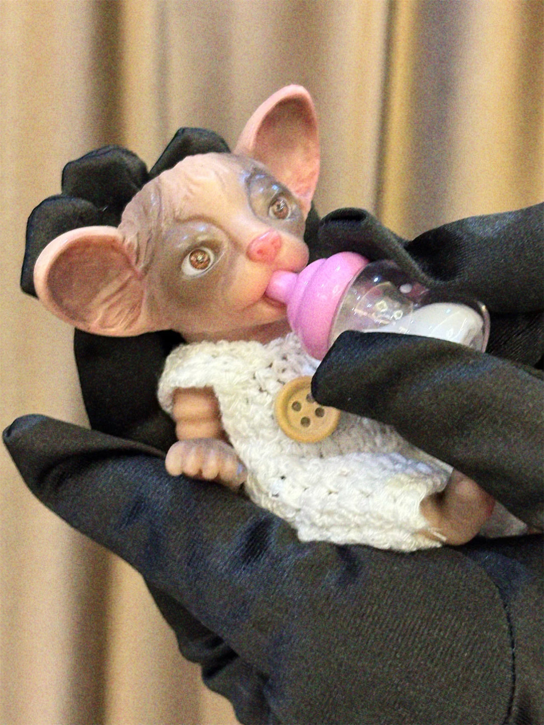 10–11 cm Mini Silicone Tiger Reborn Doll