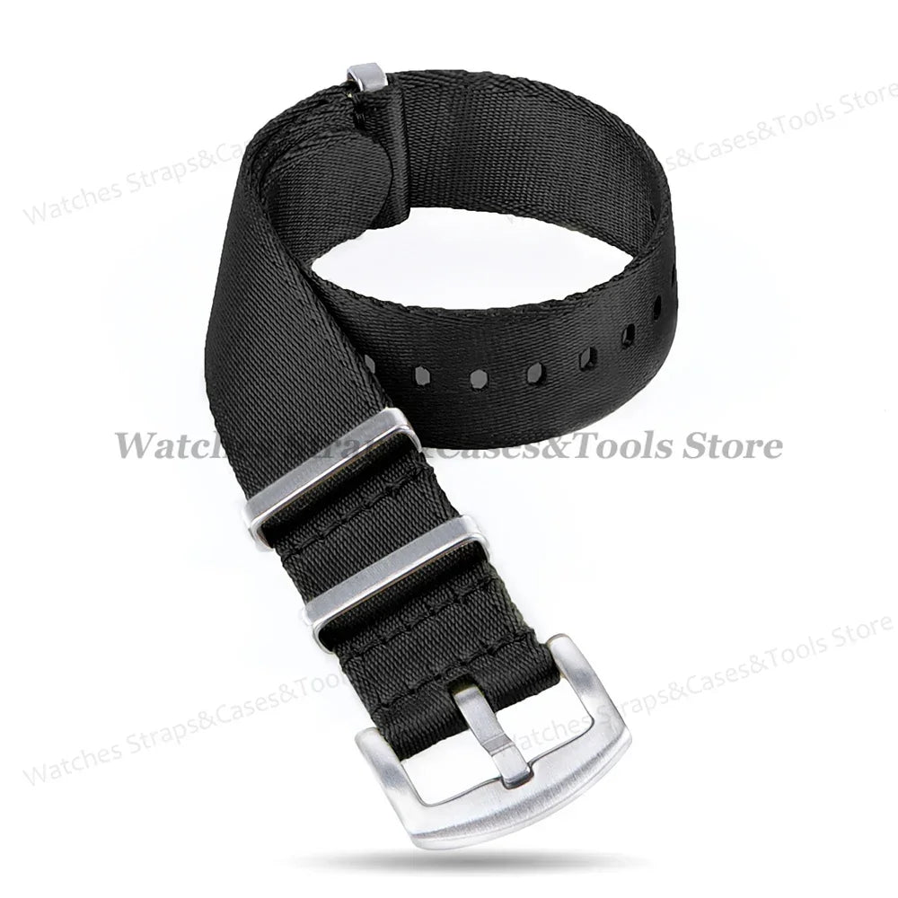 18mm 20mm 22mm Soft Nylon Watchband Bracelet Army Military Men Sport Strap for Omega 007 for Seamaster 300 Replacement Wristband