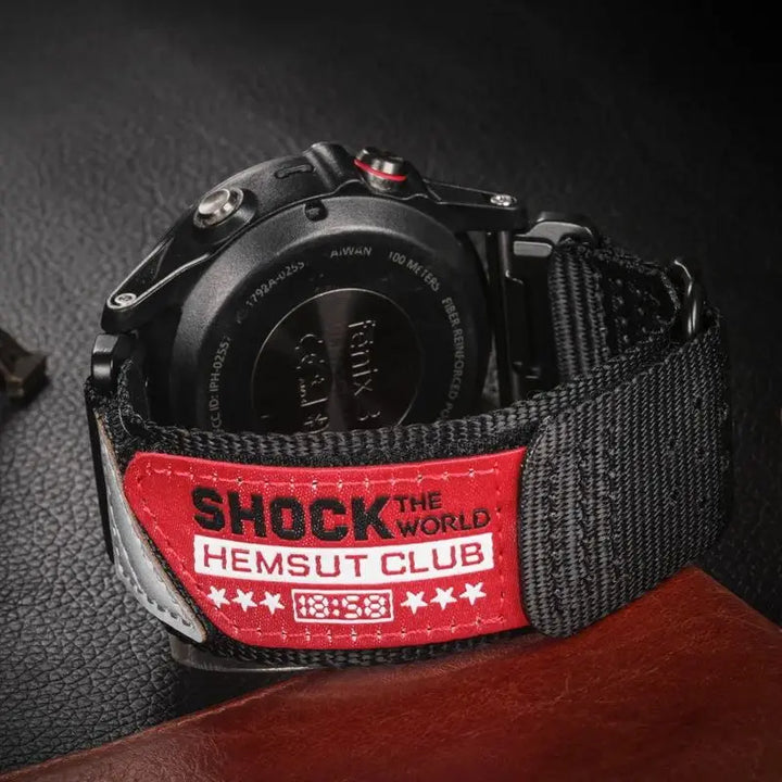HEMSUT Nylon Quickfit Sports Watch Strap 20-26mm