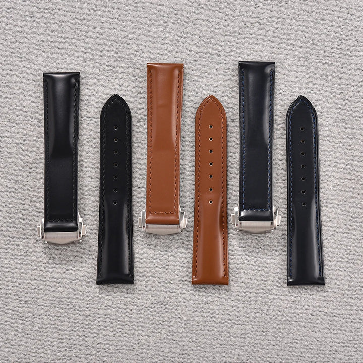 19/20/21/22mm For Omega Speedmaster Leather Strap Universal Original Leather Watch Bands Fit for Omega De Ville Seamaster Bracel