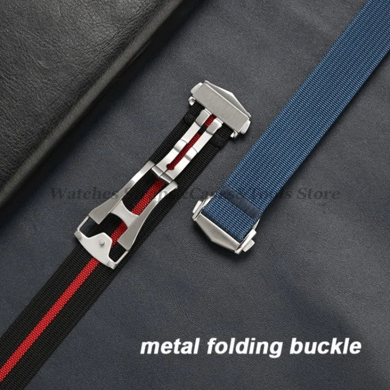 Canvas Nylon Watch Strap – 20-22mm Waterproof