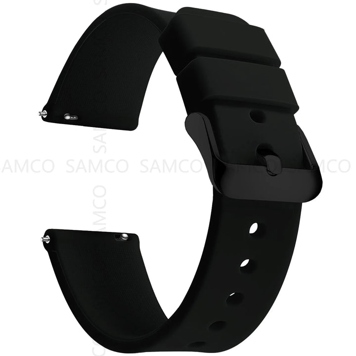 Soft Silicone Quick-Release Watch Band 14–24mm