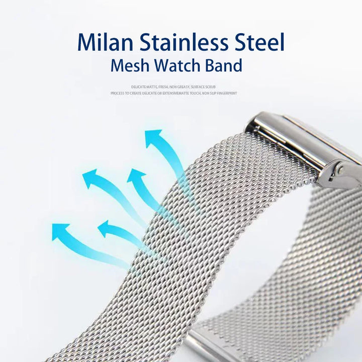 Milanese Mesh Watch Band 8–24mm