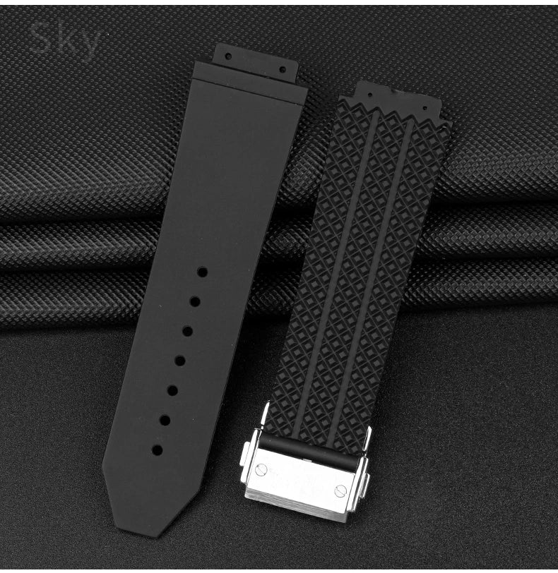 Waterproof Sports Silicone Watch Band 24x17 & 26x19mm (Men & Women)