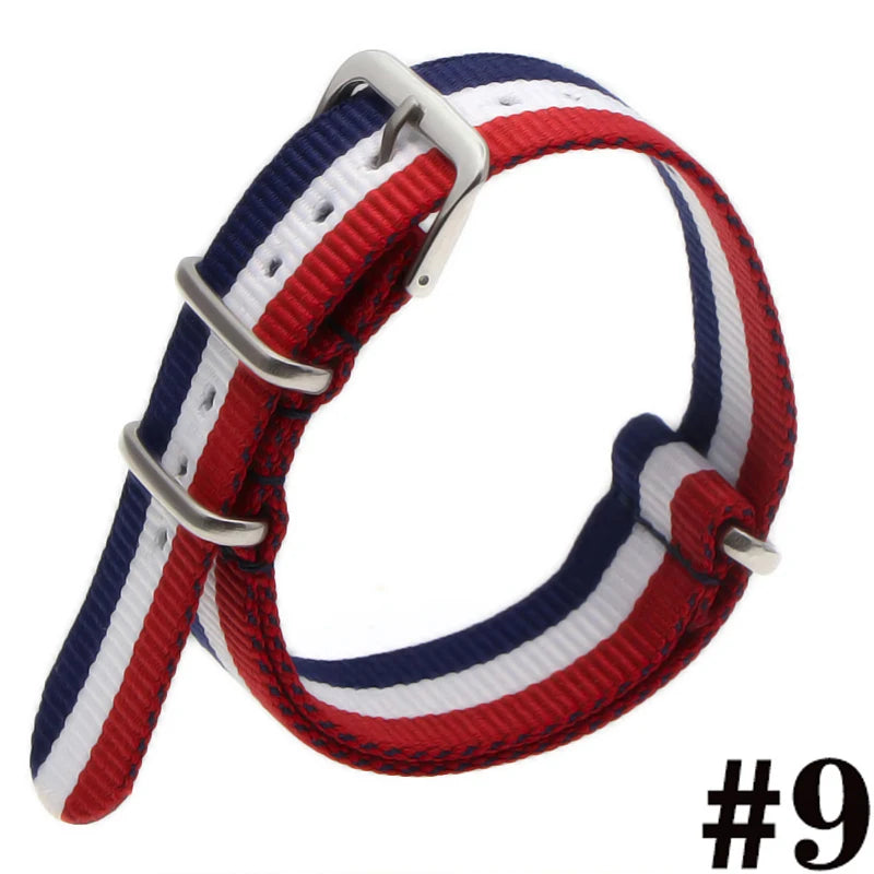 Waterproof Nylon Watch Strap (16-22mm)