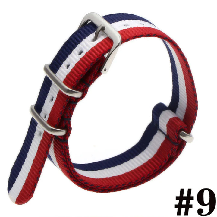 Waterproof Nylon Watch Strap (16-22mm)