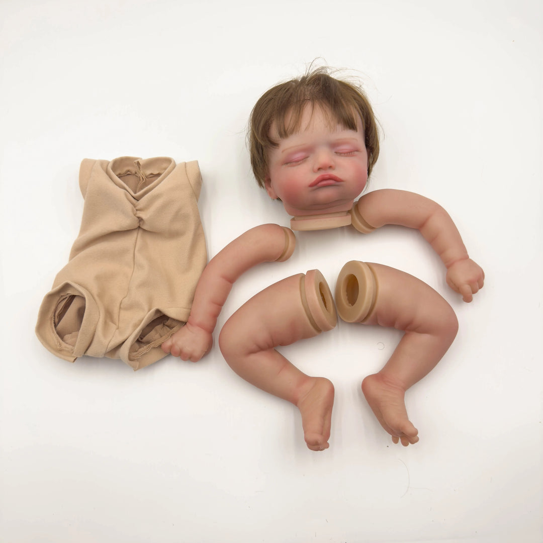 18″ Rosalie Reborn Doll DIY Kit – Lifelike Sleeping Baby Parts