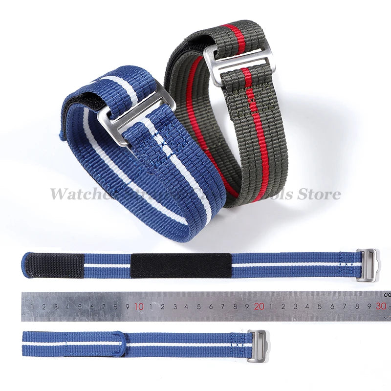 Nylon Military Sport Watch Strap (20mm/22mm)
